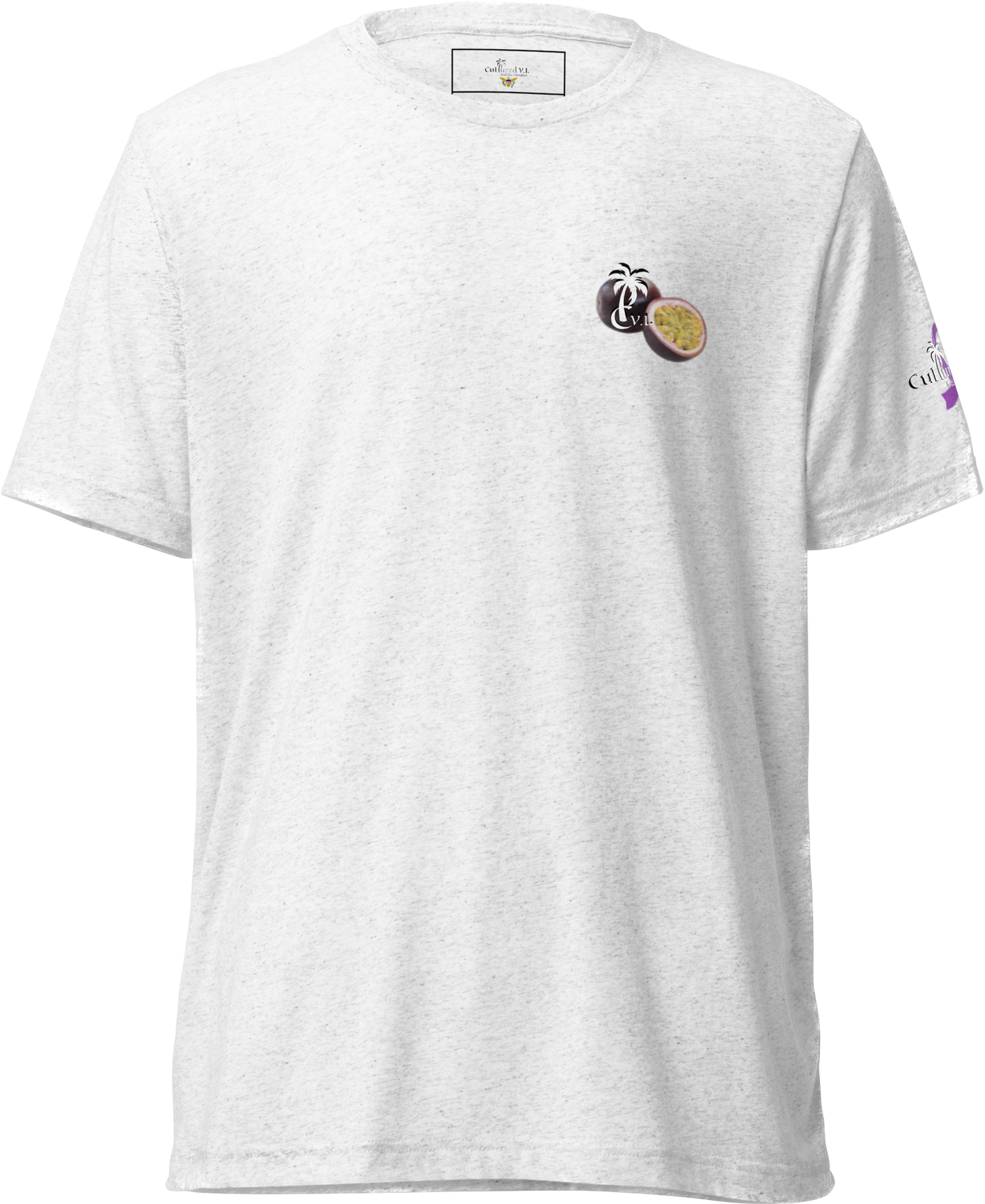Purple Passion Tee White