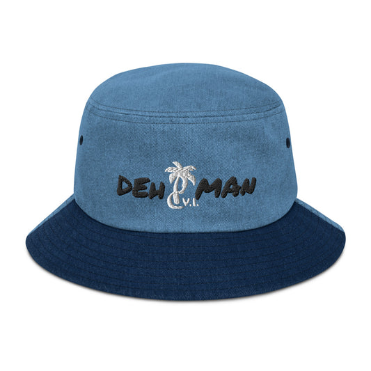 Deh Man Denim bucket hat