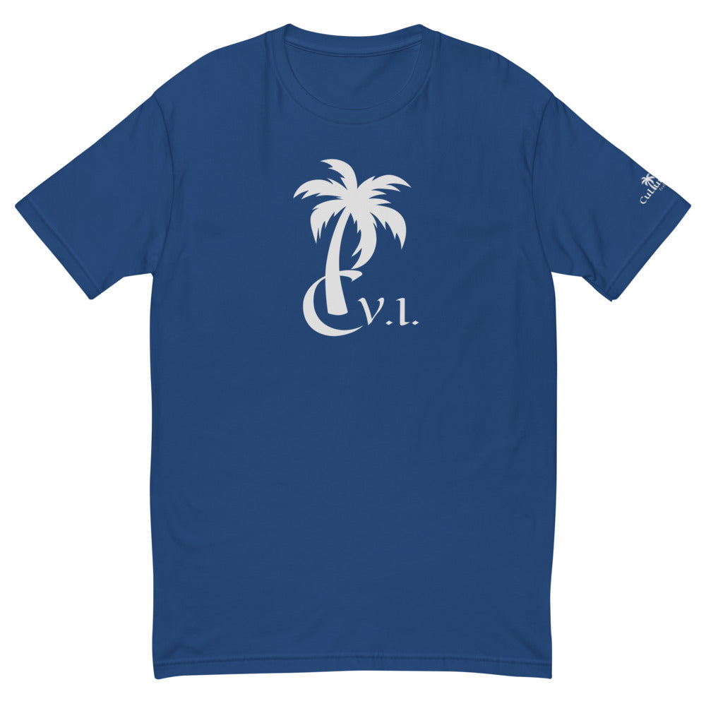 C V.I. Wht Palm Tee Men