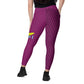 Eagle CVI Crossover leggings with pockets Eggplant