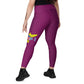 Eagle CVI Crossover leggings with pockets Eggplant