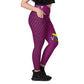 Eagle CVI Crossover leggings with pockets Eggplant