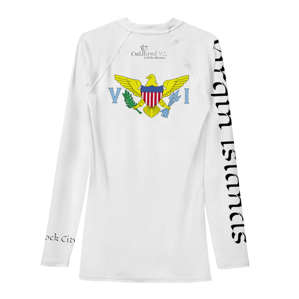 Eagle Rash Guard White (unisex)