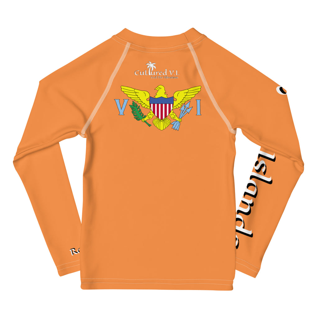 C V.I. Kids Rash Guard Mango