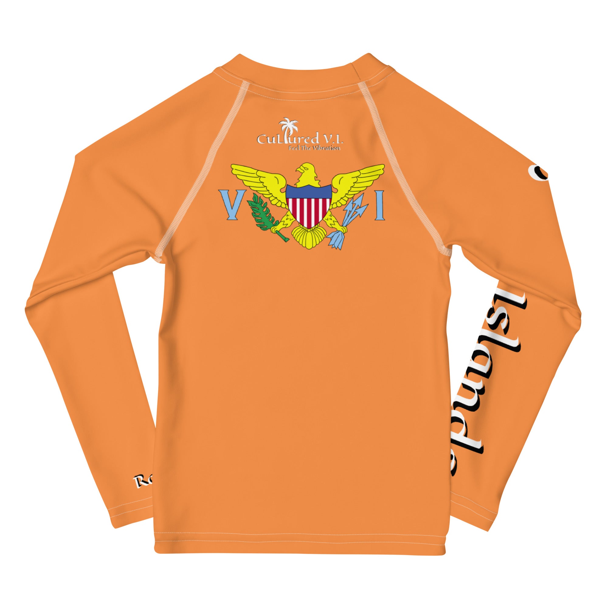 C V.I. Kids Rash Guard Mango