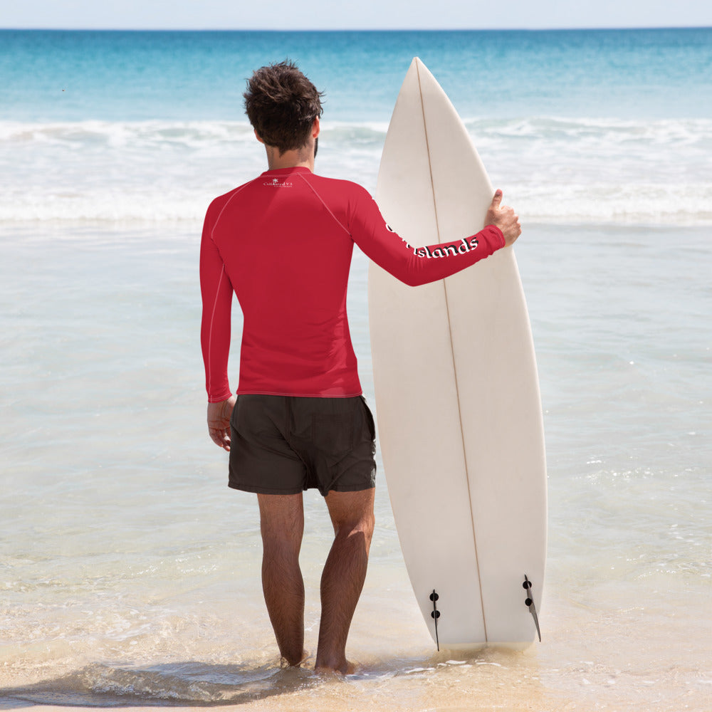 C V.I. Men’s Rash Guard Red