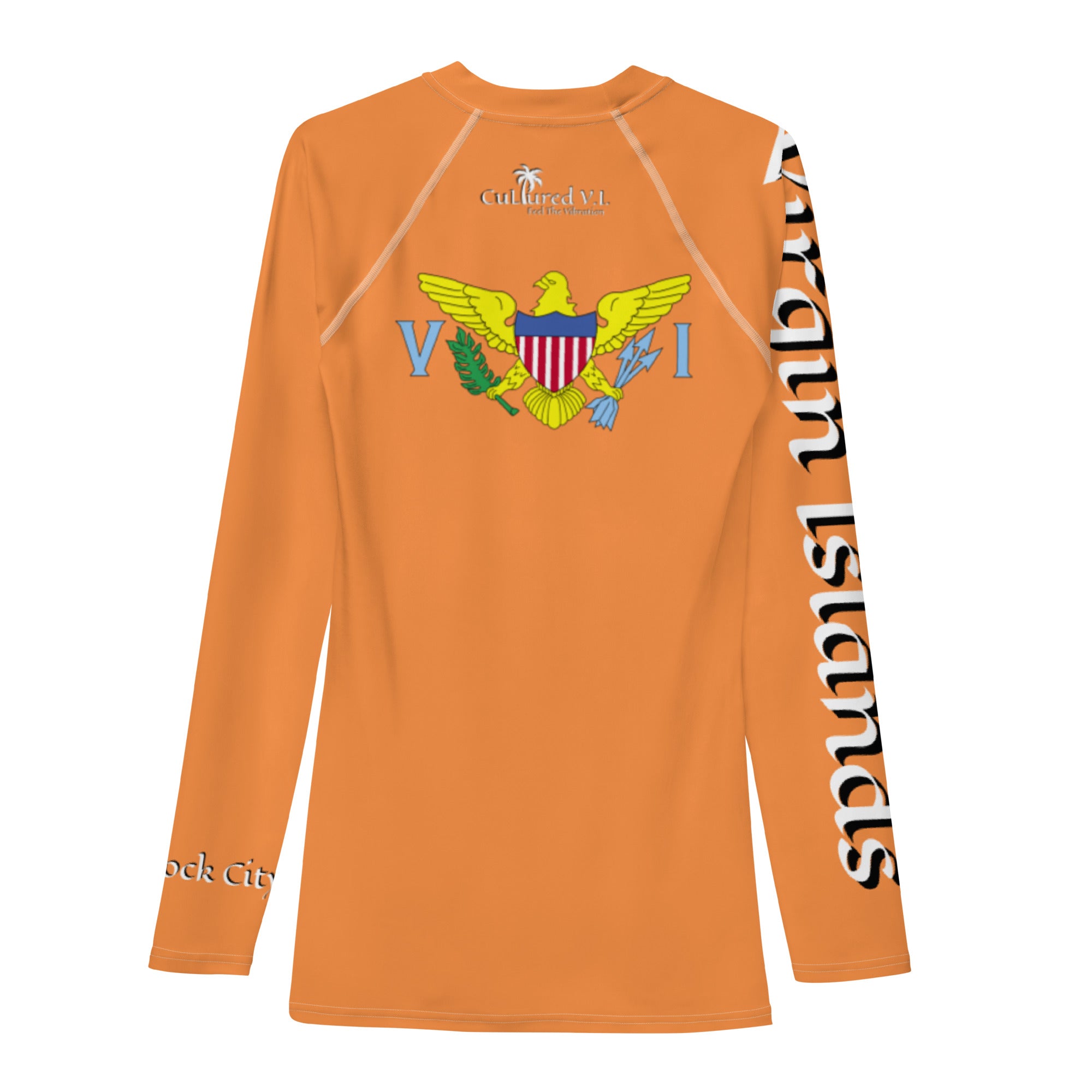 Eagle Rash Guard Mango (unisex)