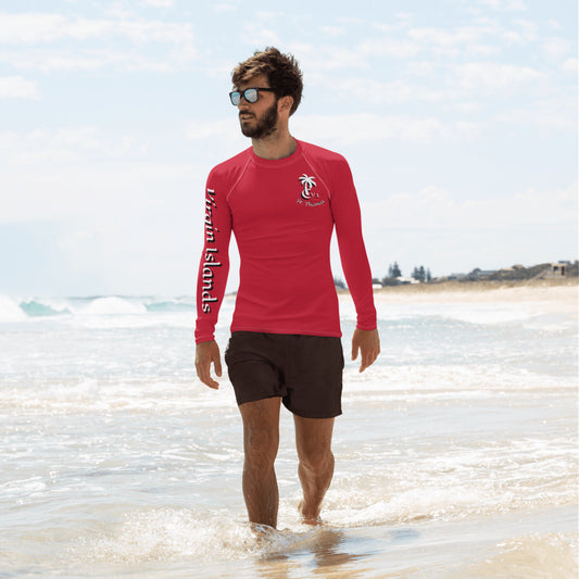 C V.I. Men’s Rash Guard Red