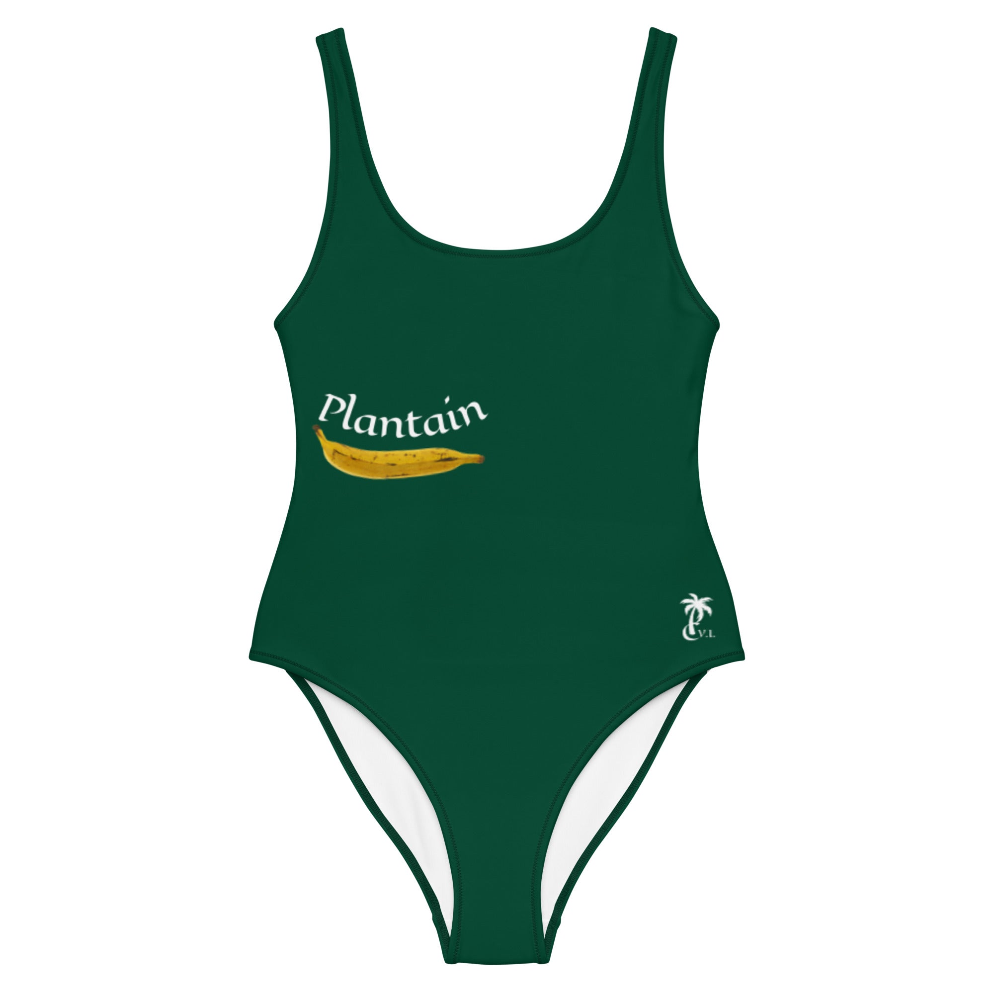 Plantain Ladies One-Piece Swim Green