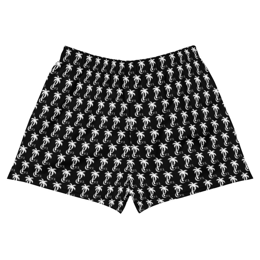 C V.I. Logo Ladies Blk Short Shorts