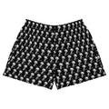 C V.I. Logo Ladies Blk Short Shorts