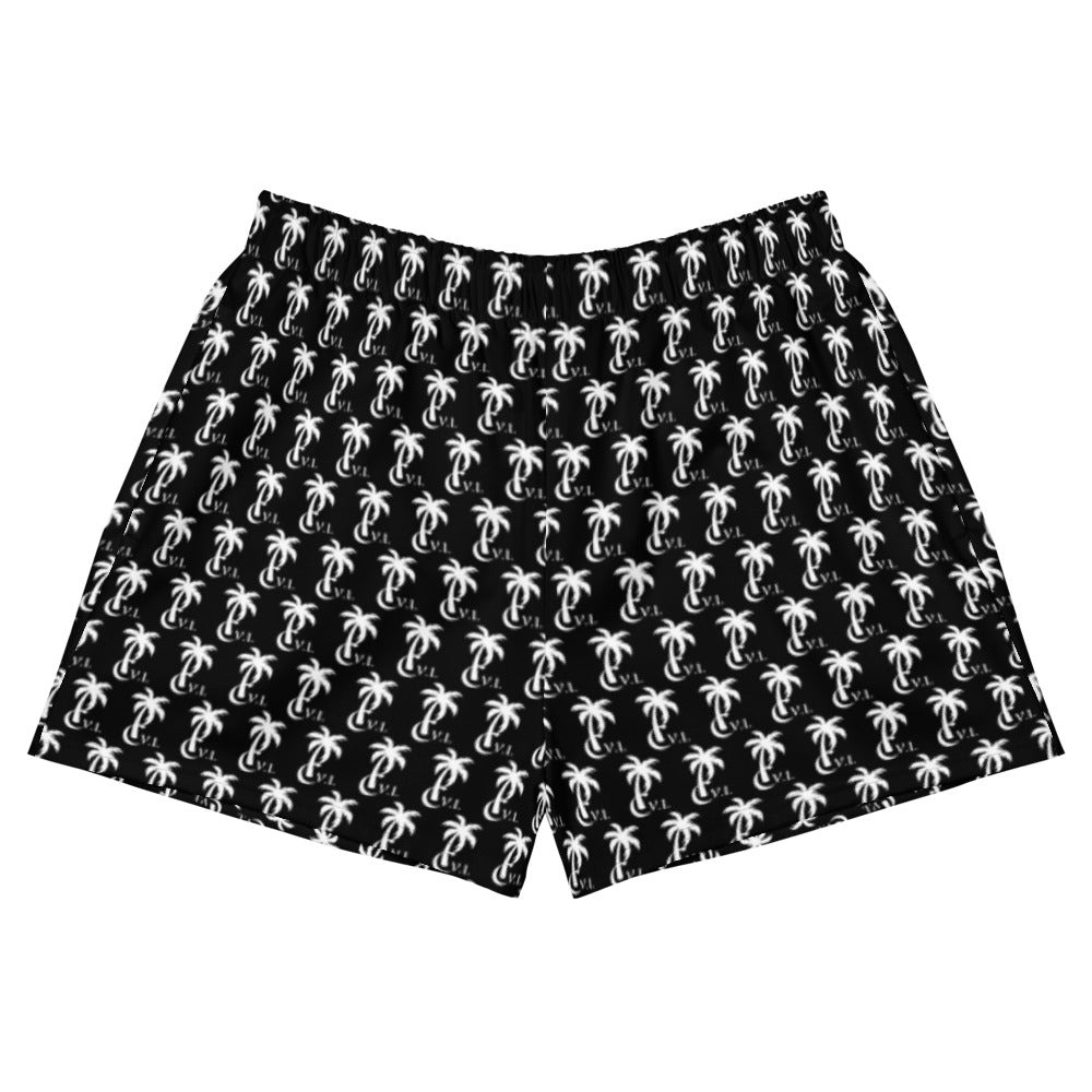 C V.I. Logo Ladies Blk Short Shorts