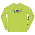 Youth C V.I. Rash Guard Lime Green