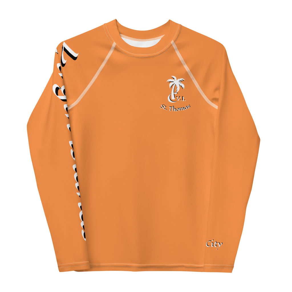 Youth C V.I. Rash Guard Mango
