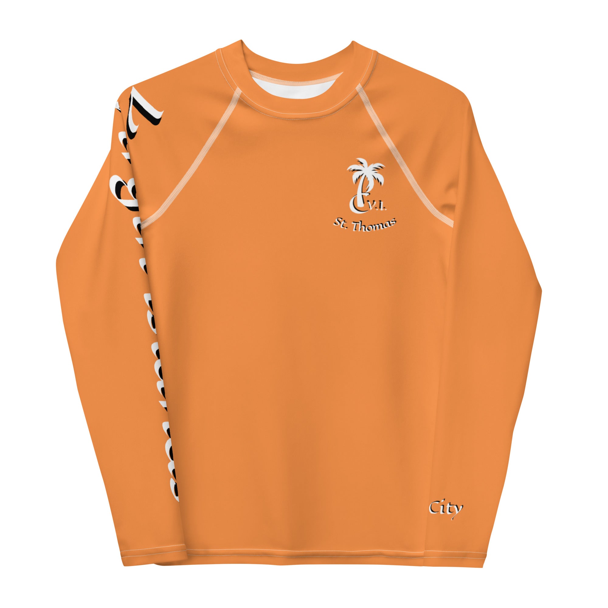 Youth C V.I. Rash Guard Mango