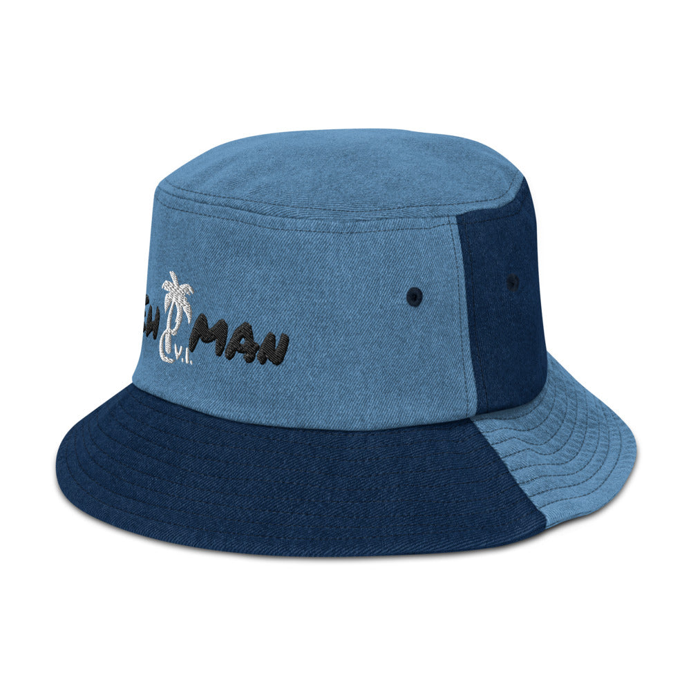 Deh Man Denim bucket hat